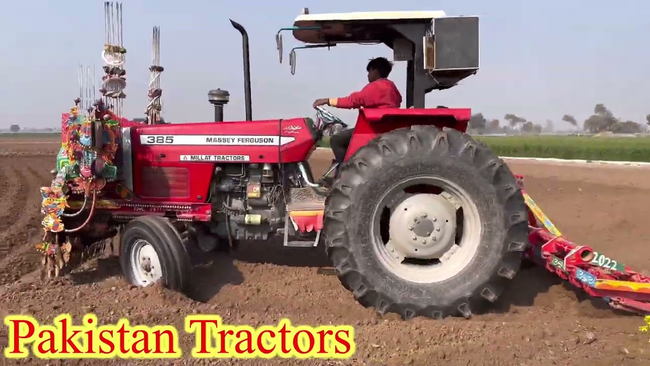 MF 385 performance with 13 tine cultivator || Pakistan Agricultural | Pakistan Tractors