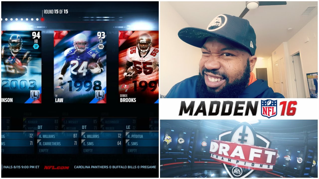 Madden 16 Draft Champion Full Draft Tough Decisions
