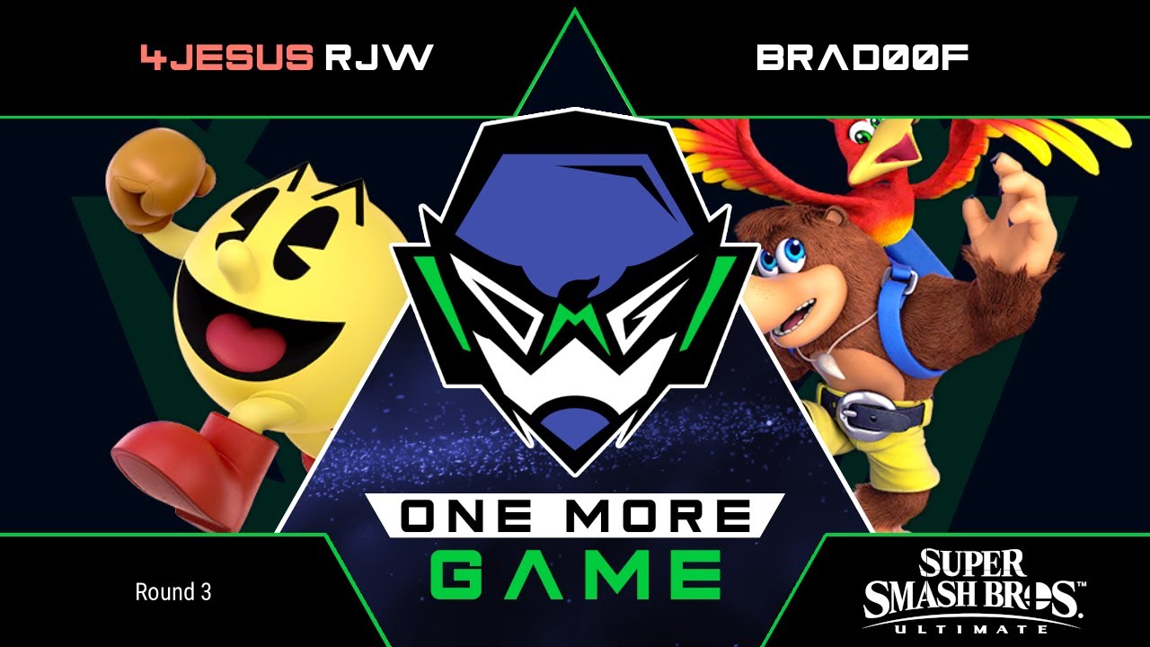 One More Game - 4Jesus | RJW (Pac-Man) VS Bradoof (Banjo & Kazooie) - Round Robin