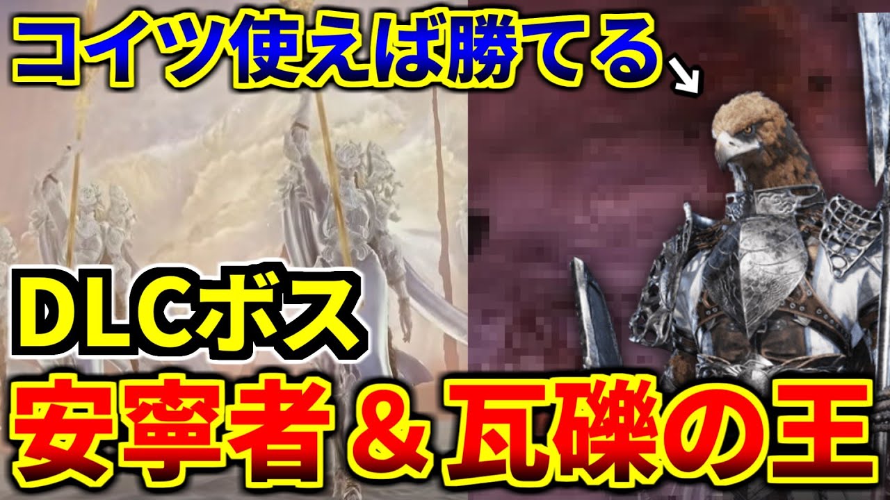 【ナイトレイン】DLCボス、安寧者＆瓦礫の王を守護者で討伐【エルデンリング/ハルモニア/反逆のストラゲス、衝動のストラゲス】