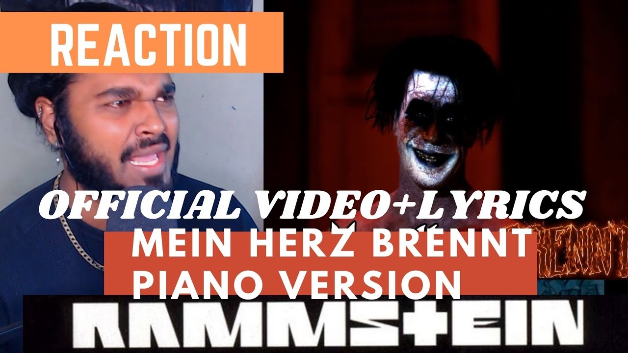 SOUTH AFRICAN REACTION TO Mein Herz Brennt Piano Version (Official Video)(English Lyrics