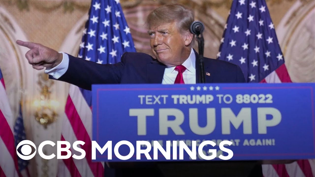 Former President Donald Trump announces 2024 presidential run