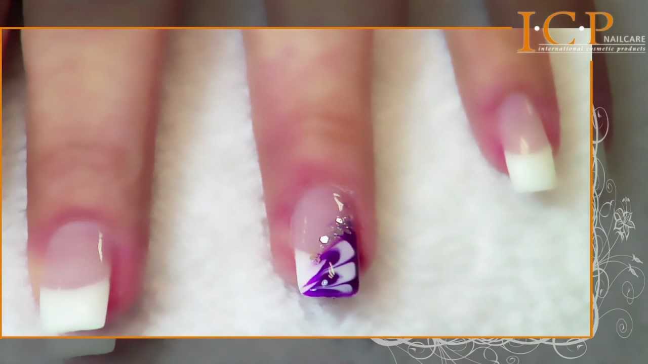 Einfache Nail-Art mit Farbgel