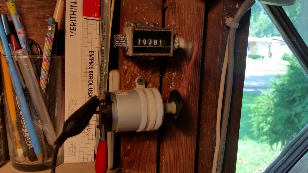Pointless mechanical contraption counter (short video)
