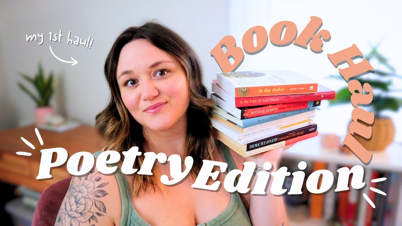 My FIRST Book Haul - New Books on Writing & Poetry 📚💕