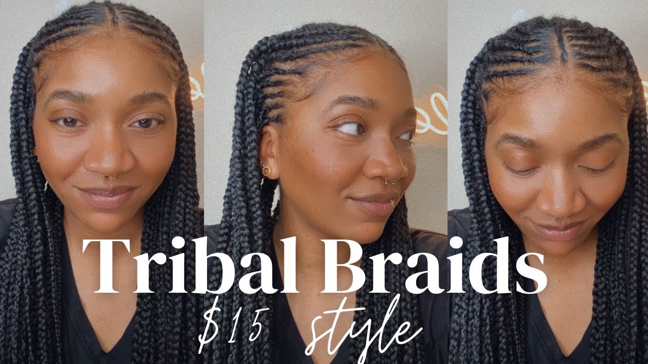 DIY Fulani or Tribal Braids | $15 Cheap Protective Style | Nicole Ivory