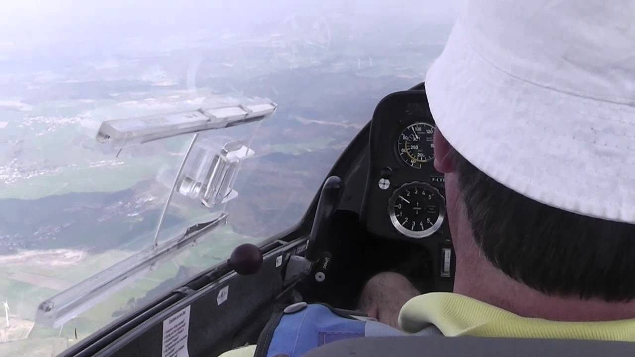 Onboardflug Nimbus 3dt Streckensegelflug Flugsportverein Kreis St. Wendel