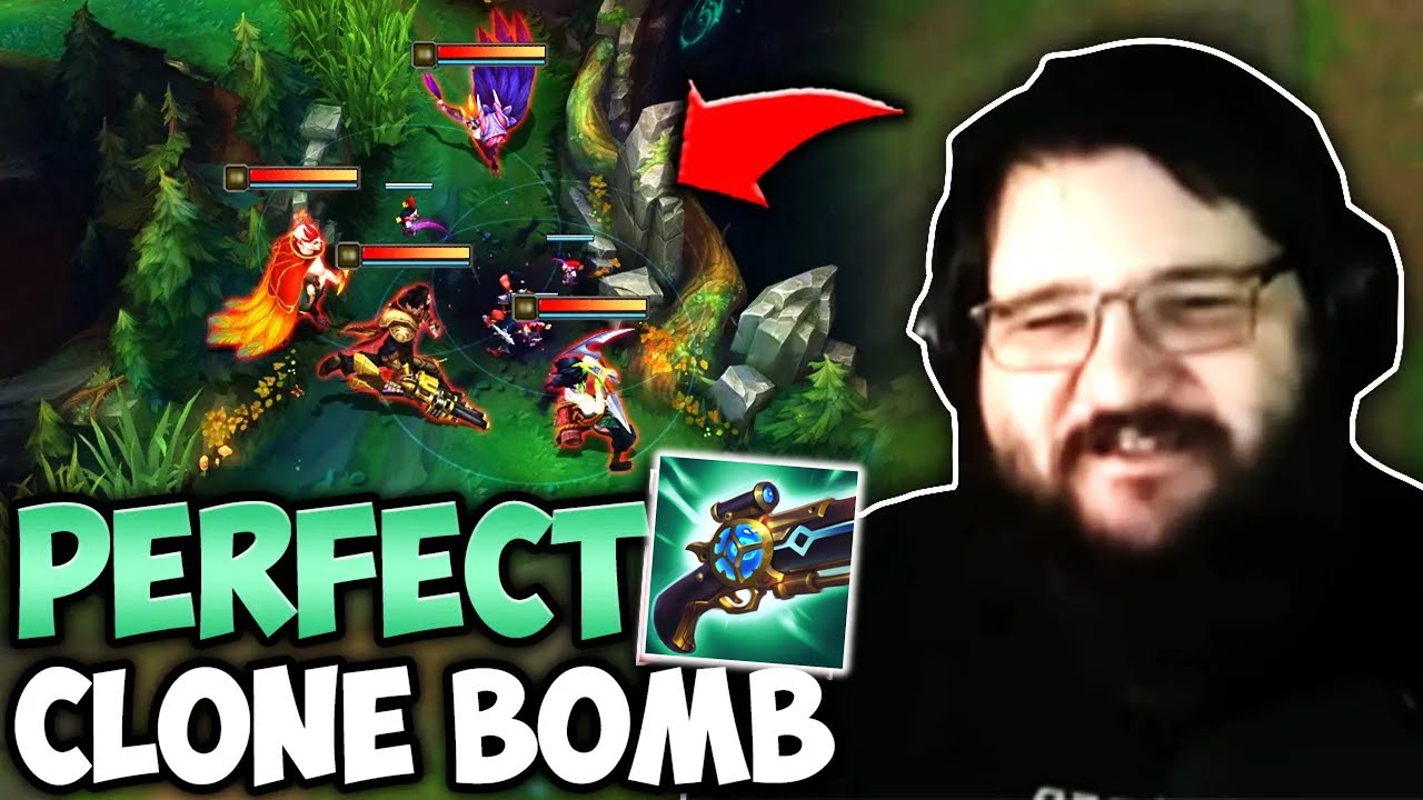 PINK WARD HITS THE 4 MAN SHACO CLONE BOMB! (PERFECT WOMBO COMBO)