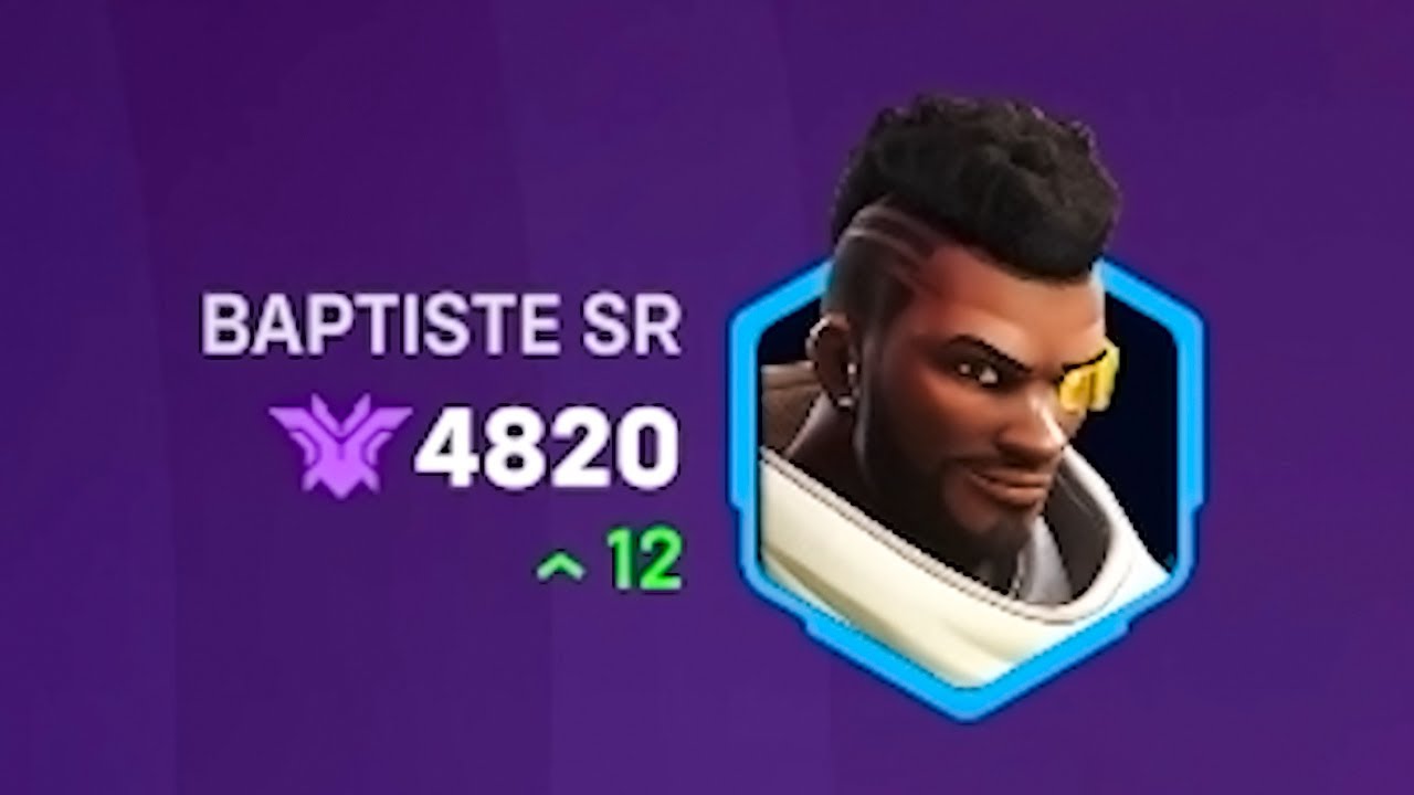 Как выглядит 4.8k SR BAPTISTE MAIN #Overwatch2