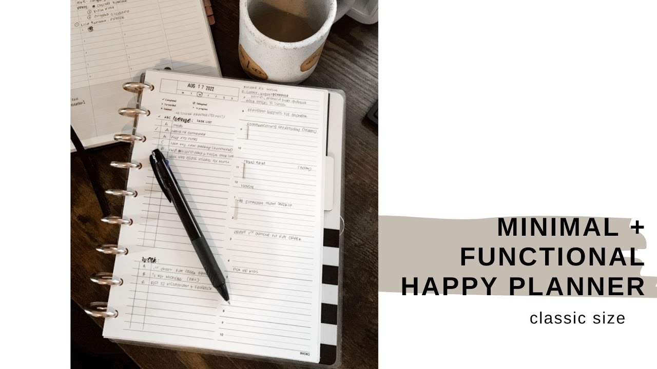Functional Planning in a Happy Planner? | Newest Setup