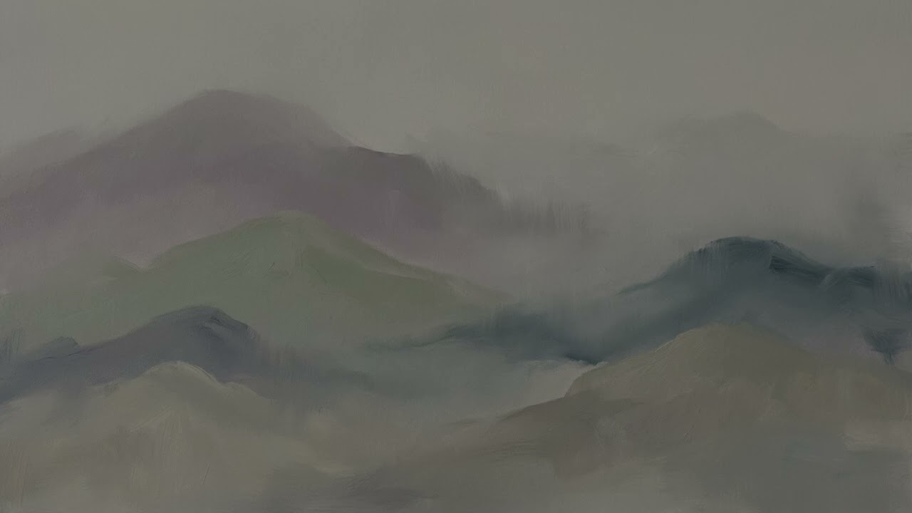 Landscape Mountain Mist | Wall Art for TV 4K