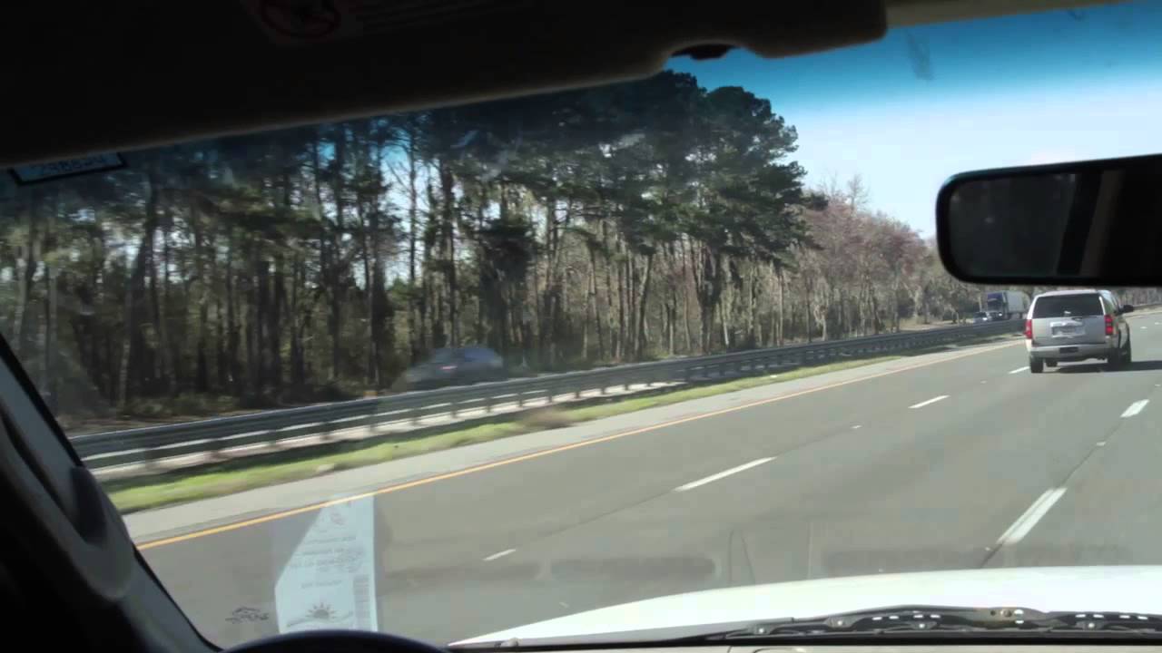 Driving Through Florida Agricultural Inspection Stop Northbound on I-75