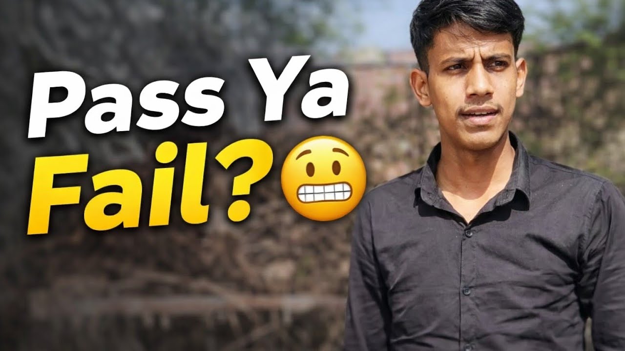 Mehnat ki thi, par result ka darr alag hota hai… 😰Aaj pata chal hi gaya – pass ya fail!