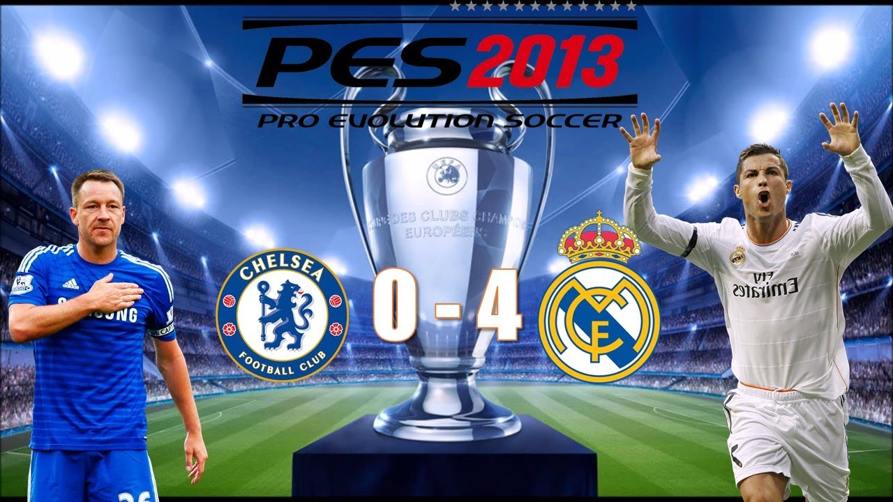 PES 2013-UEFA Champions League Final-Chelsea vs Real Madrid (PSP Gameplay)