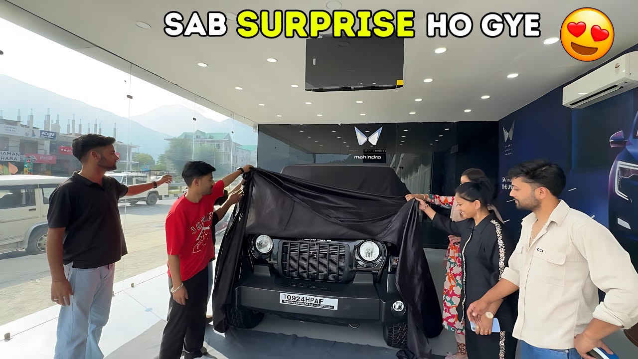 Surprised My Family With Brand New Thar😍 || Sanjay Chauhan