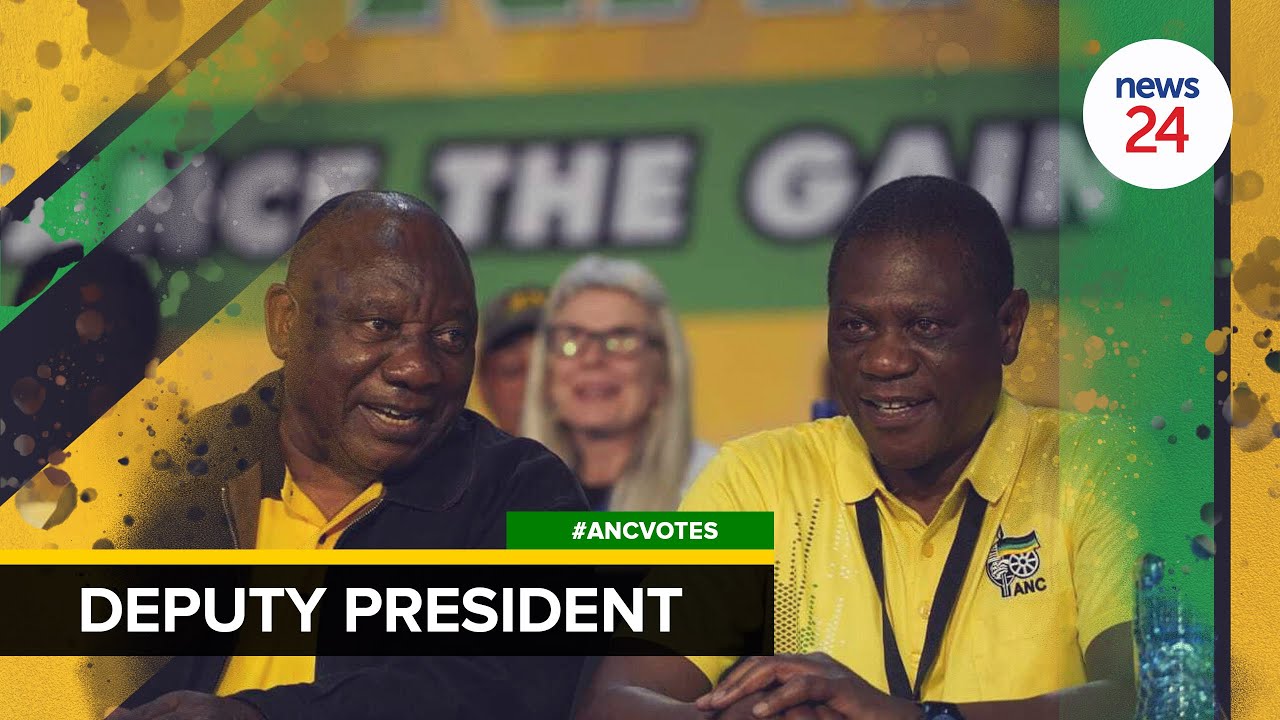 WATCH | Paul Mashatile is ANC deputy president