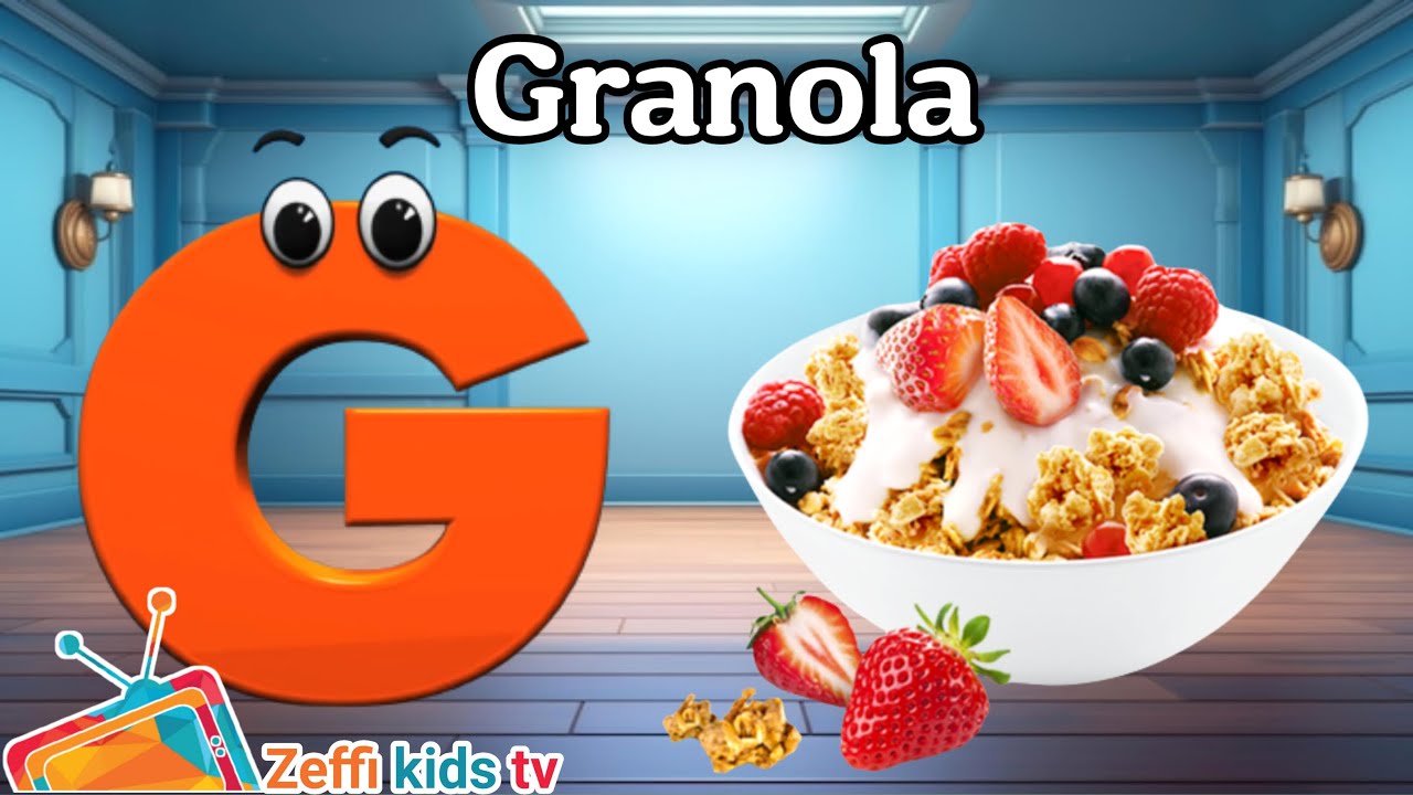 Phonics for Kids Food ABC Song Learn ABC, ABC Kids, Alphabet Letters, Baby, Zeffi Kids Tv