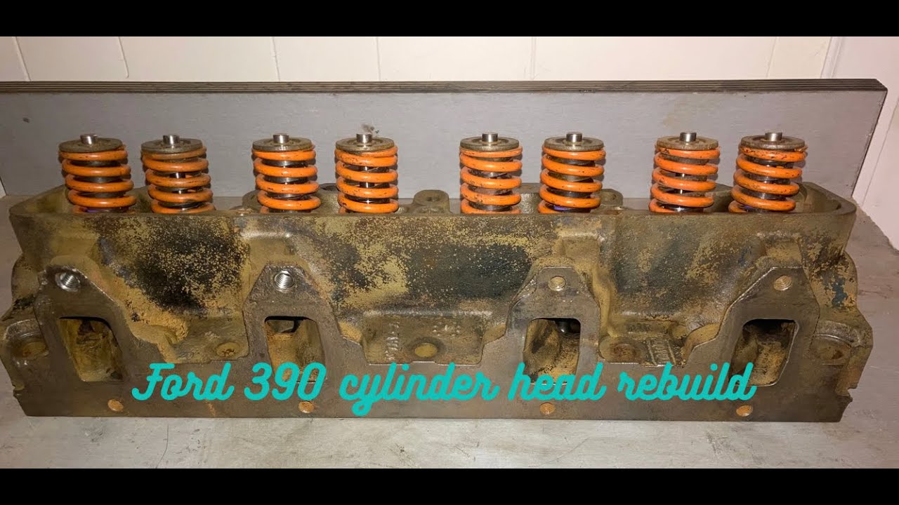 Обновление головки блока цилиндров Ford 390
