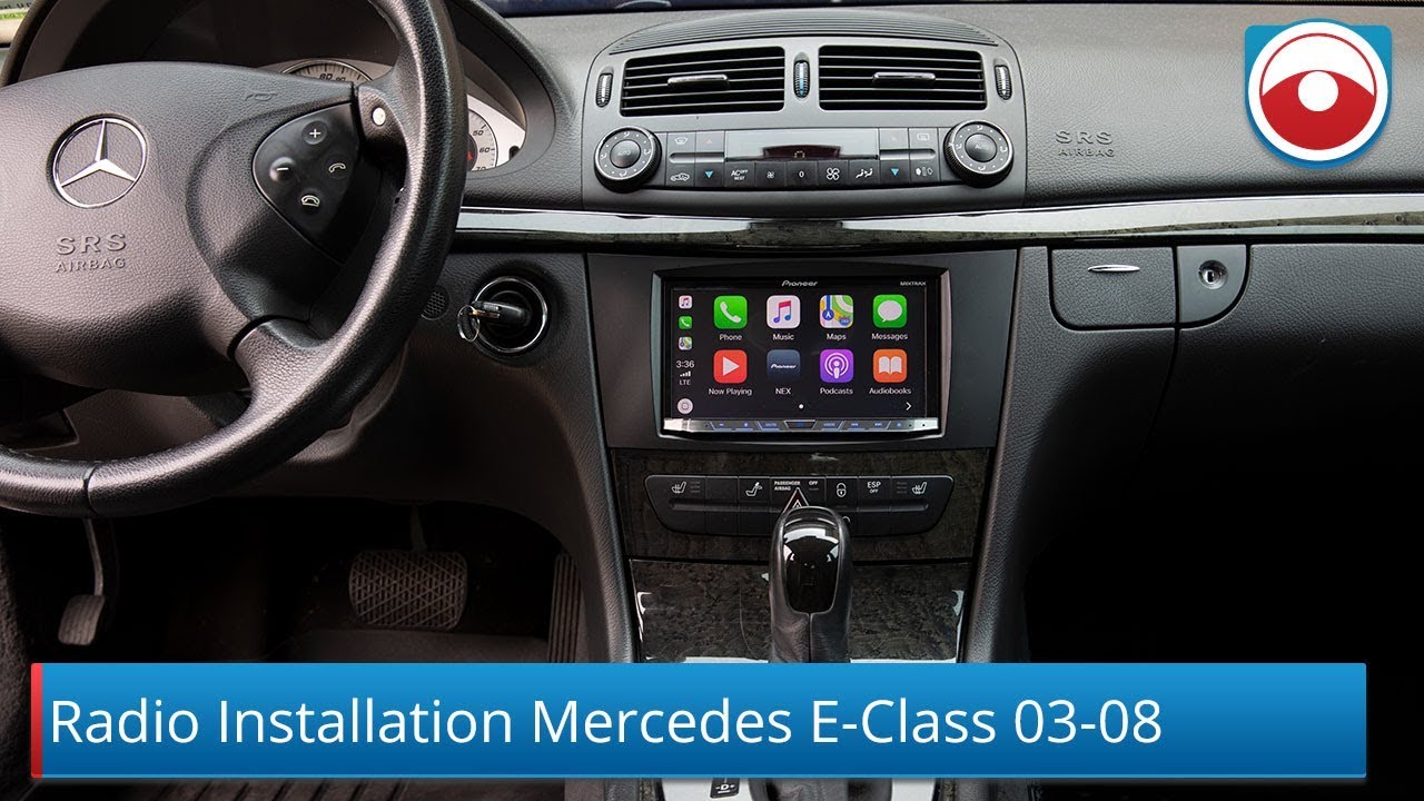 Установка радиоприемника Mercedes Benz E-Class 2003-2008 W211