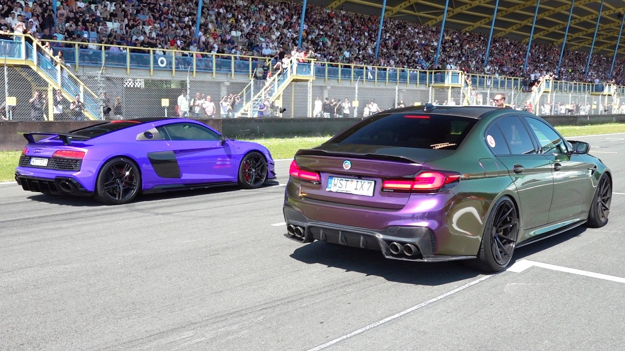 Tuner Cars Drag Race! 1040HP Civic, 750HP BMW M5, ABT RS4+, Plaid, 991 GT3 RS iPE, 650HP ABT SQ7