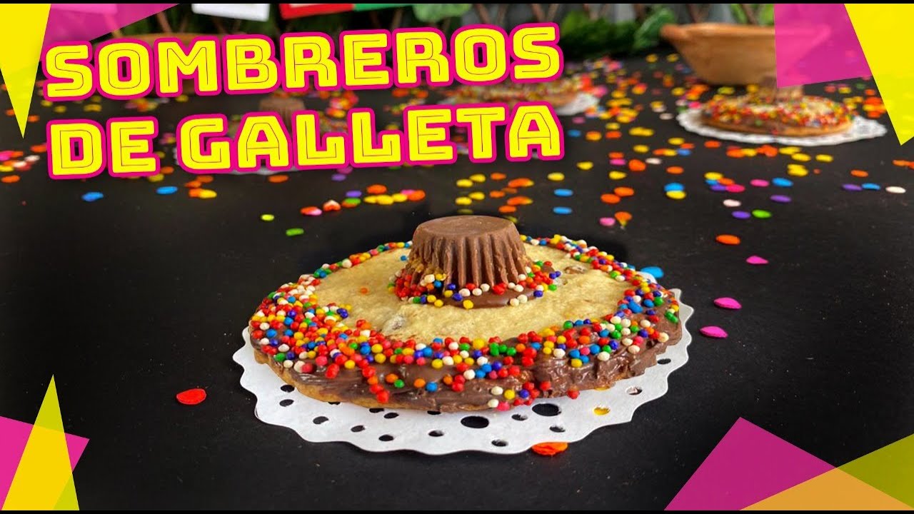 🍪 Deliciosas galletas en forma de sombrero 🌻 con semillas de Girasol ChuladasCreativas