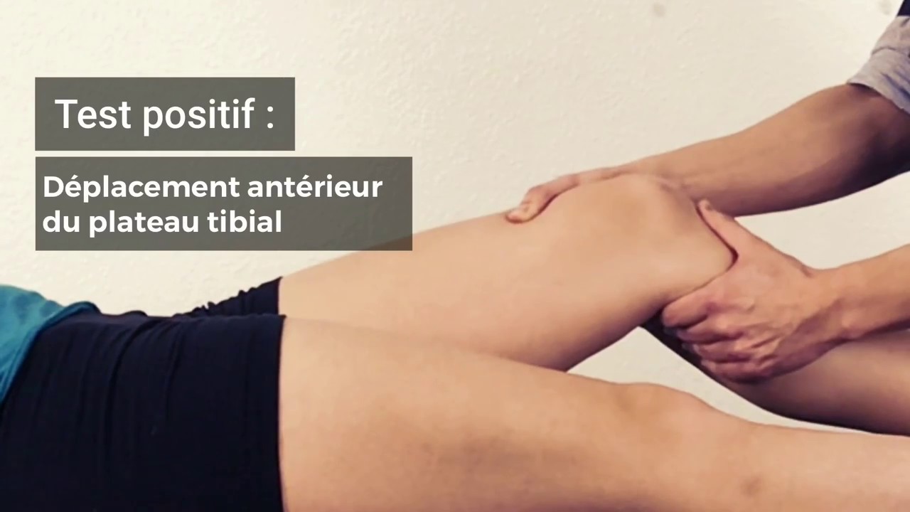 Test de Lachman [Genou / Ligament croisé antérieur]