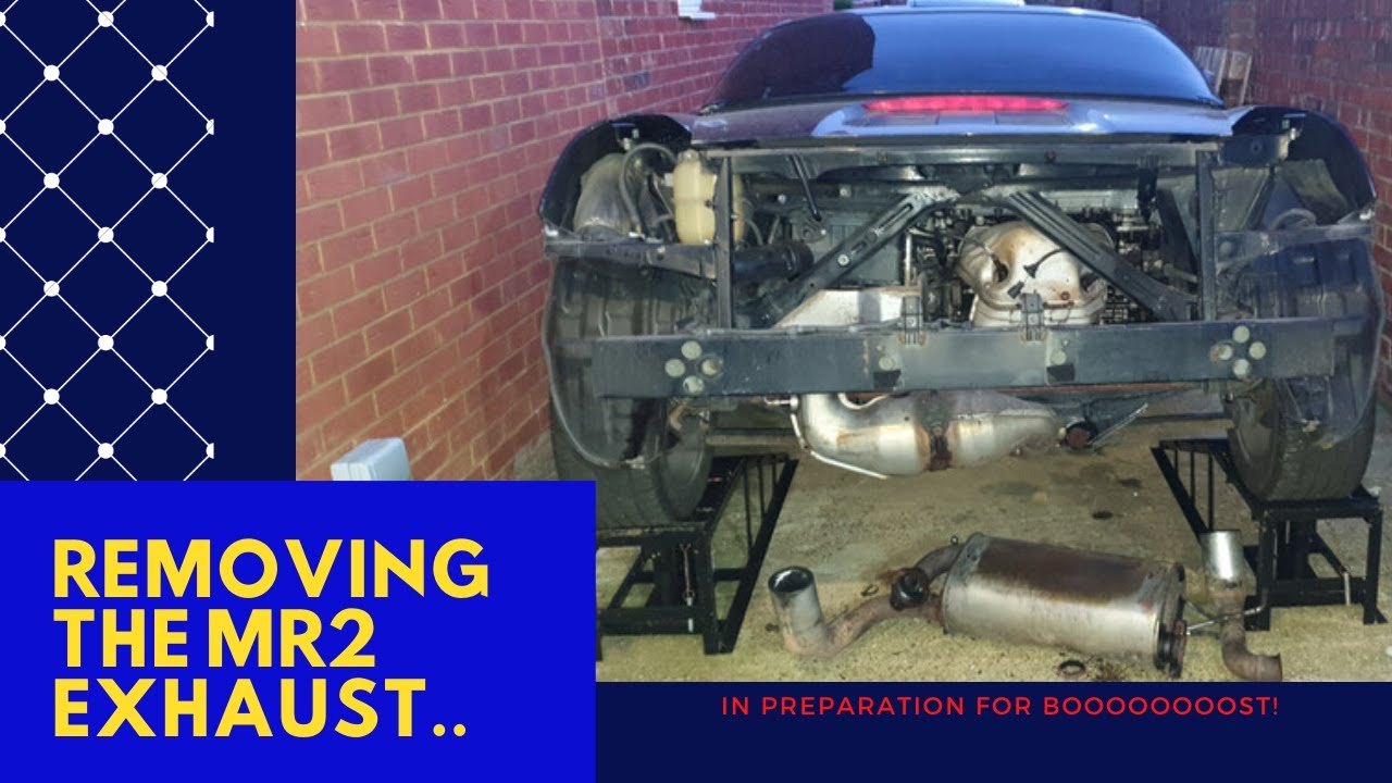 MR2 1ZZ Roadster / Spyder Complete Exhaust Removal!