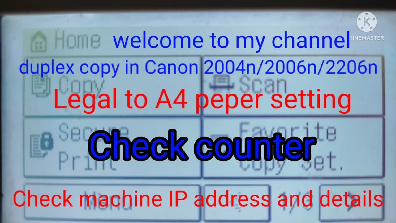 Canon IR-2004N, 2006N, 2206N in duplex copy, legal copy and full basic training
