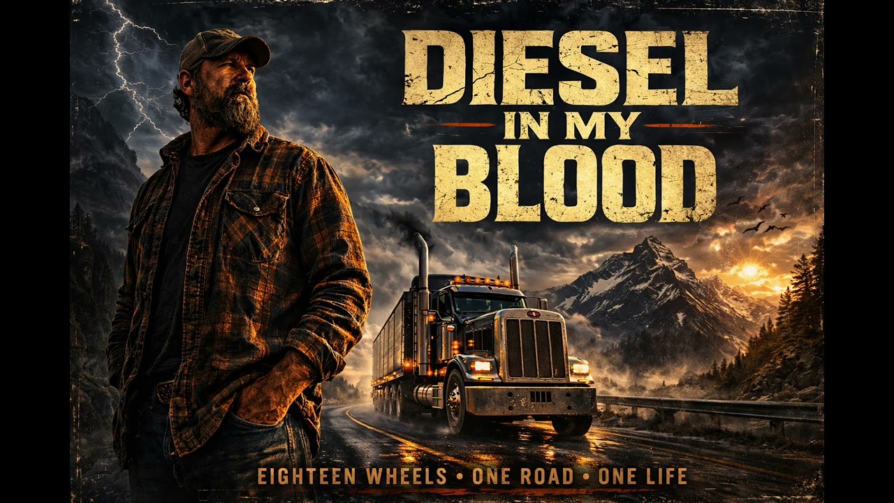 Diesel In My Blood 🚛#DieselInMyBlood#TruckerSong#TruckDriverLife#18Wheels#CountryMusic#HighwaySong