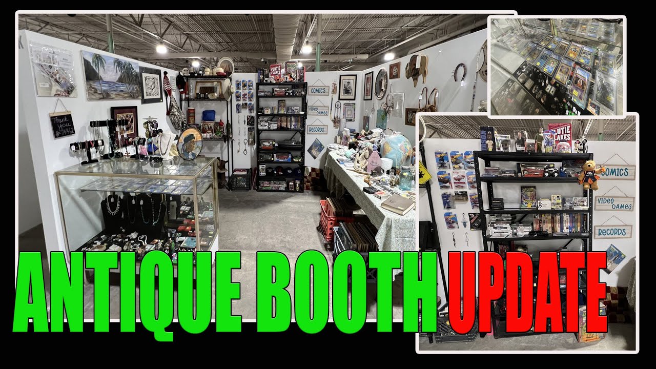 Our ANTIQUE BOOTH sales have FALLEN OFF a CLIFF