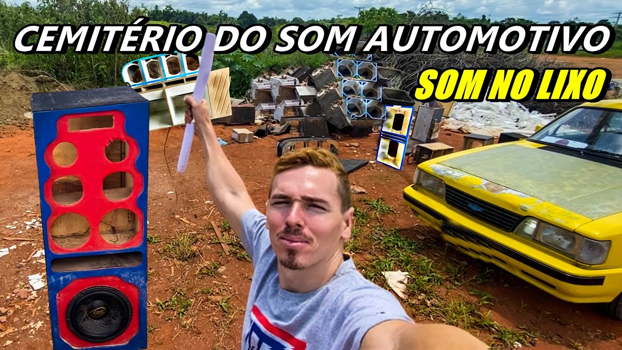 MUITAS CAIXAS DE SOM NO LIXO | PAREDAO ABANDONADO