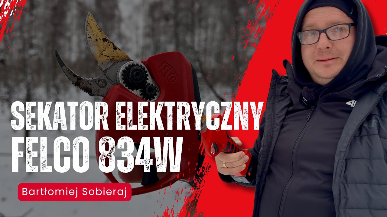Sekator elektryczny FELCO 834W - bogato wyposażony w przystępnej cenie!
