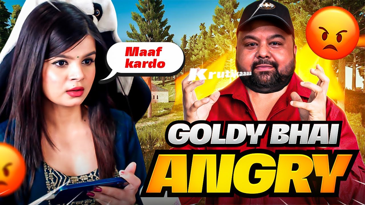 Krutika Said *Sorry* to Goldy Bhai 🥺😂 | Funny BGMI Highlight