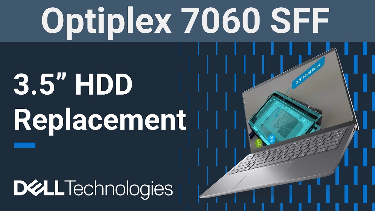 Dell Optiplex 7060 SFF | Как заменить 3,5-дюймовый жесткий диск (HDD)