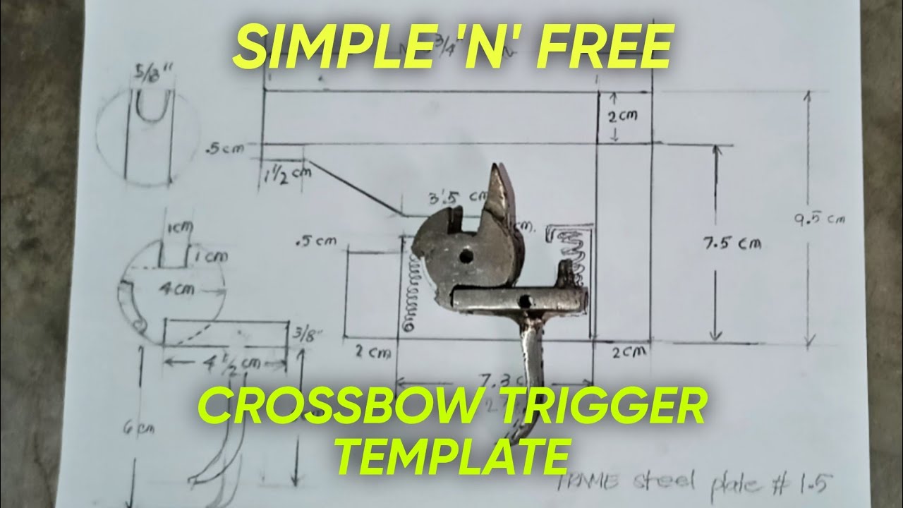 CROSSBOW TRIGGER MECHANISM TEMPLATE