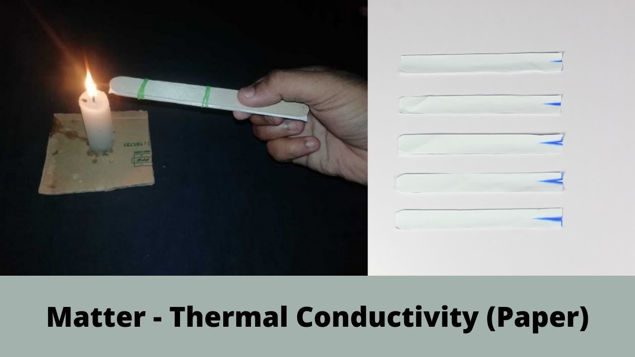 Matter - Thermal Conductivity (Paper) | ThinkTac | Science Experiment