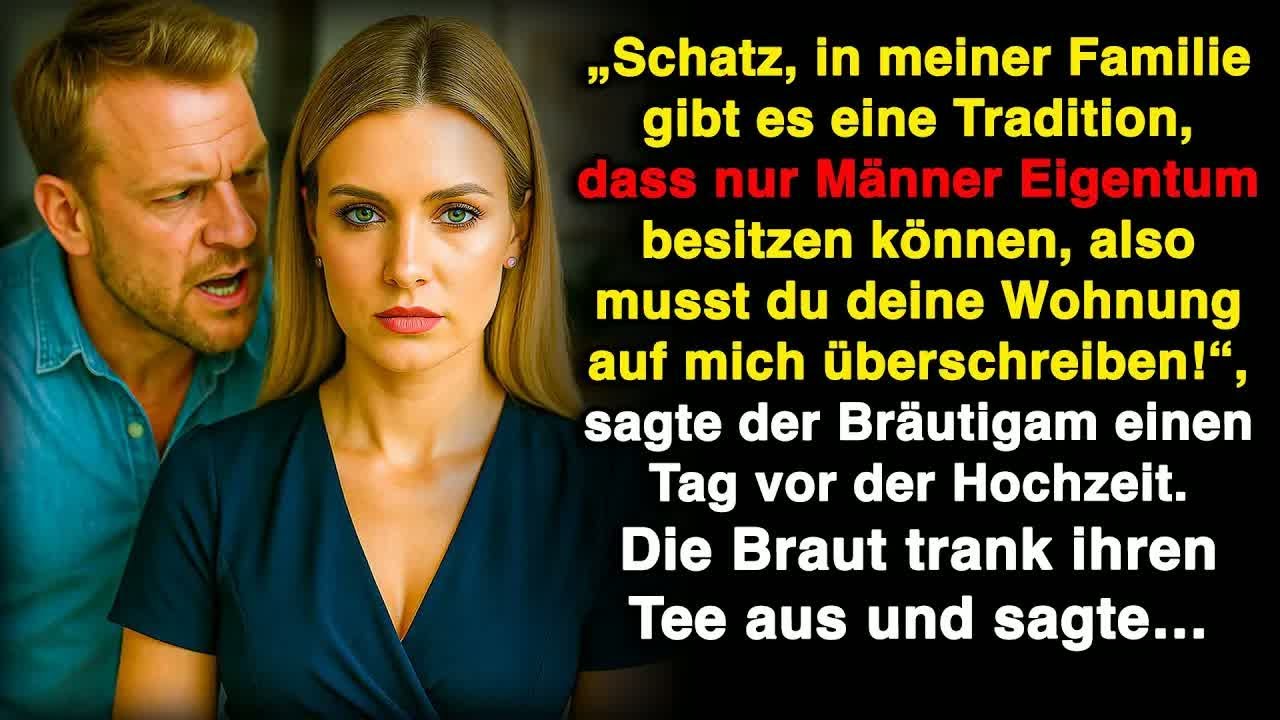 „Schatz, in meiner Familie können nur Männer Eigentum besitzen  Du musst also unterschreiben!“