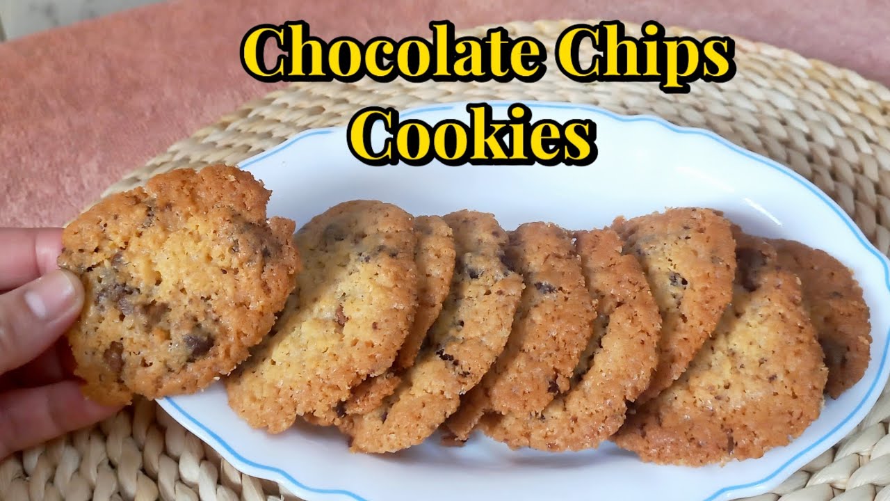 The Best Chocolates Chips Cookies Recipe / Chewy and Slightly Crispy Edges 