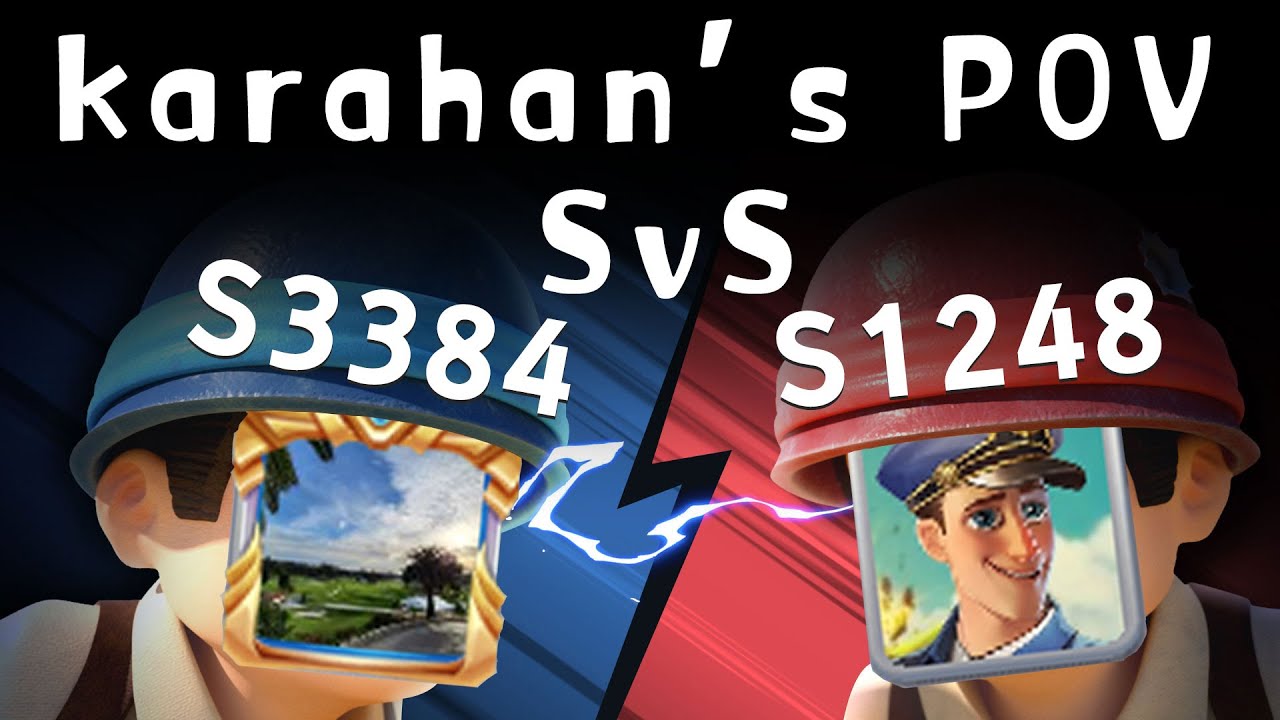 karahan | Topwar 서버전 3384 vs 1248 | TW SvS 3384 vs 1248