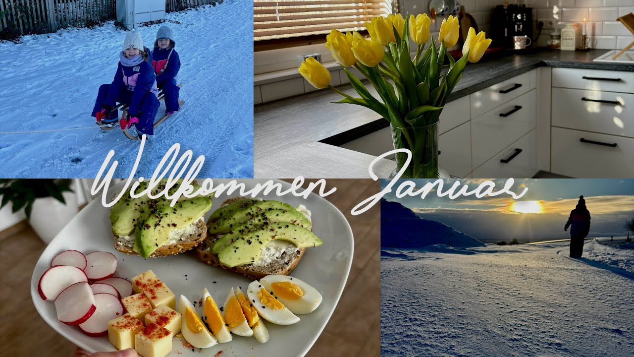 Schlittenfahren,Schnee & gemütliche Momente ❄️🌨️💫