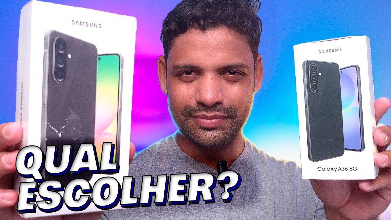 GALAXY A56 ou GALAXY A36: QUAL VALE MAIS A PENA EM 2026? | Rafael Nunes