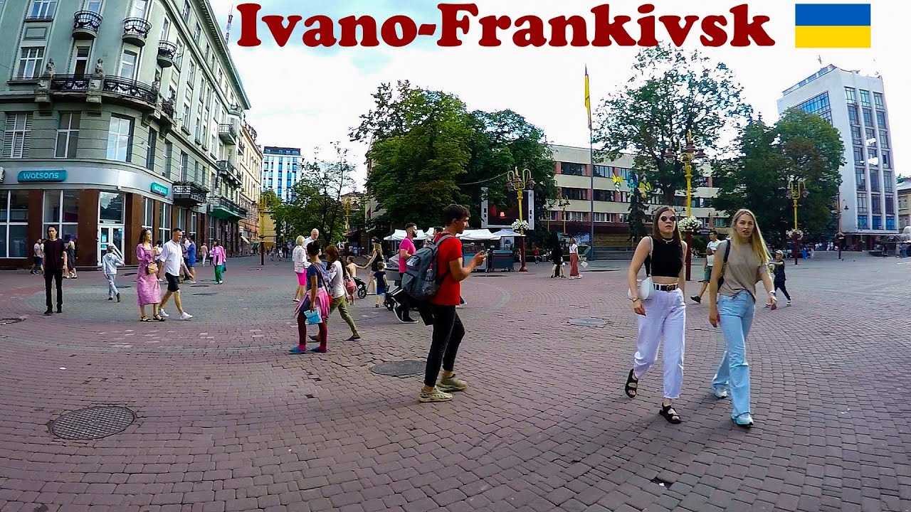 Walking in Ivano-Frankivsk summertime Івано-Франківськ Прогулянка містом літо 2023 part 4/4 |Ukraine