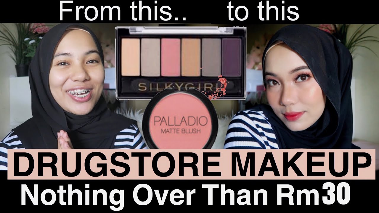 NOTHING OVER THAN RM30 FROM DRUGSTORE | AFFORDABLE MAKEUP | COLLAB WITH AINA MAISARA