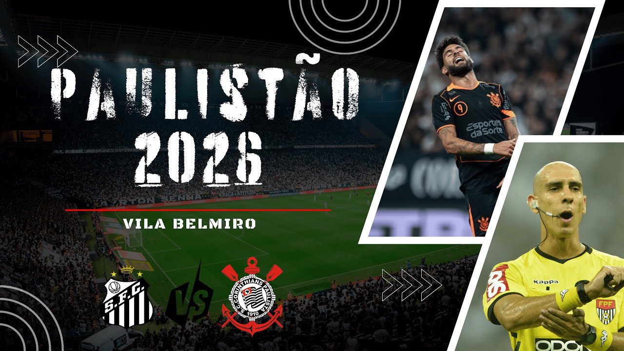 Pós Jogo Paulistão | Santos 1 x 1 Corinthians | 22/01/2026