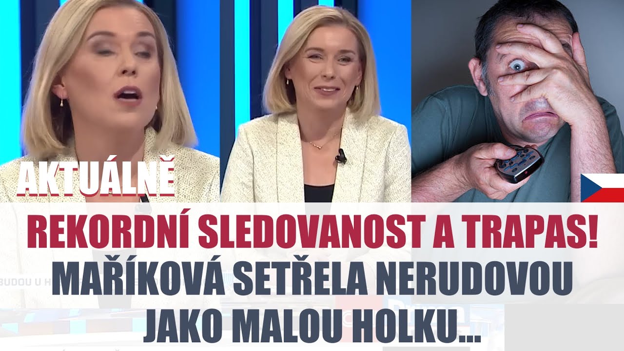 REKORDN&Iacute; SLEDOVANOST A OSTUDA! Mař&iacute;kov&aacute; setřela Nerudovou jako malou holku&hellip;