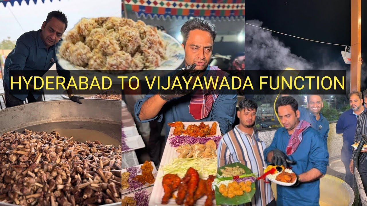 Hyderabad to Vijayawada. | VIP function| full name | 1200 members 👨‍🍳