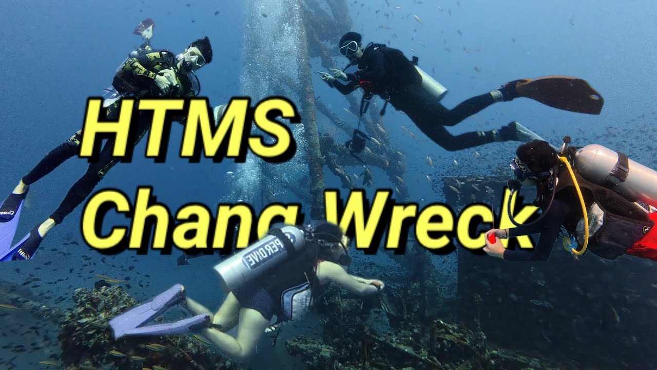 HTMS Chang Wreck Dive at Koh Chang Thailand