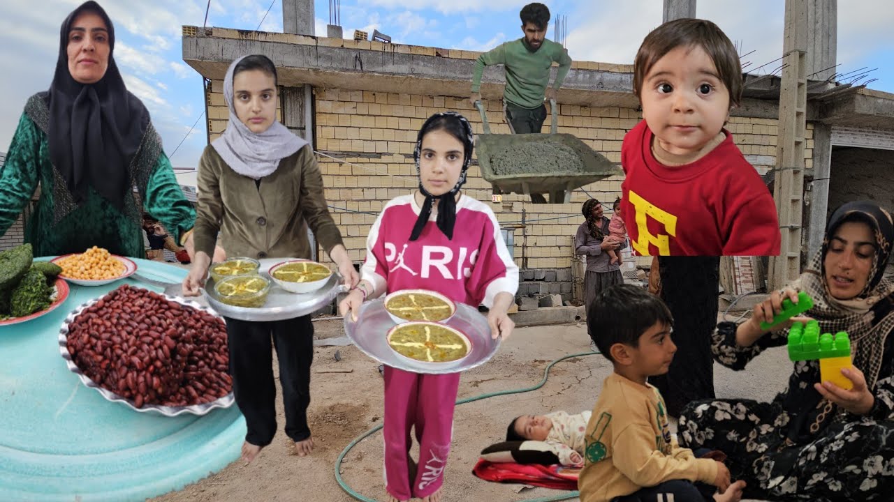 Muslim is fixing up Saleh's house and Sadri Azita is making Ramadan soup.