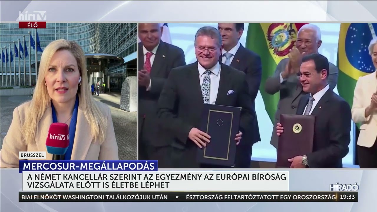 A német kancellár szerint az egyezmény az Európai Bíróság vizsgálata előtt is életbe léphet - HírTV