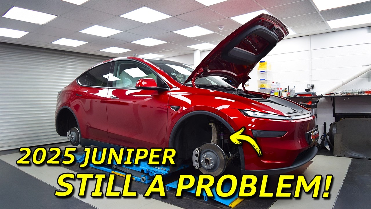 Подвеска Tesla Model Y Juniper 2025 года ВСЕ ЕЩЕ ЯВЛЯЕТСЯ ПРОБЛЕМОЙ!